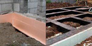 Утепление мелкозаглубленного ленточного фундамента
